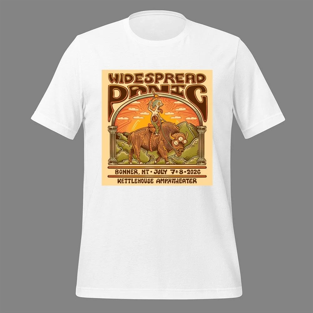 Widespread Panic Tour Bonner MT On Jul 7-8 2026 Poster Shirt