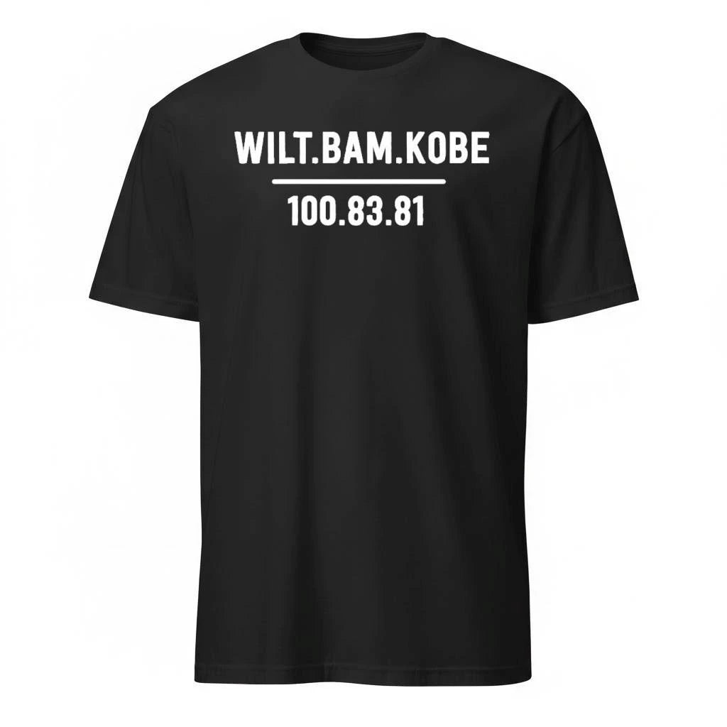 Wilt Bam Kobe 100 83 81 3 Players Most Points In A Game In NBA History Shirt