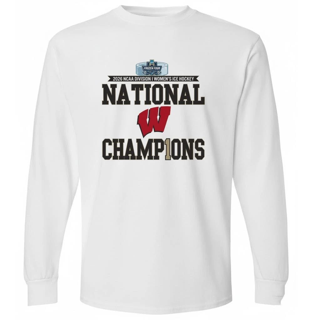 Wisconsin Badgers 2026 Women’s Hockey National Champions Shirt