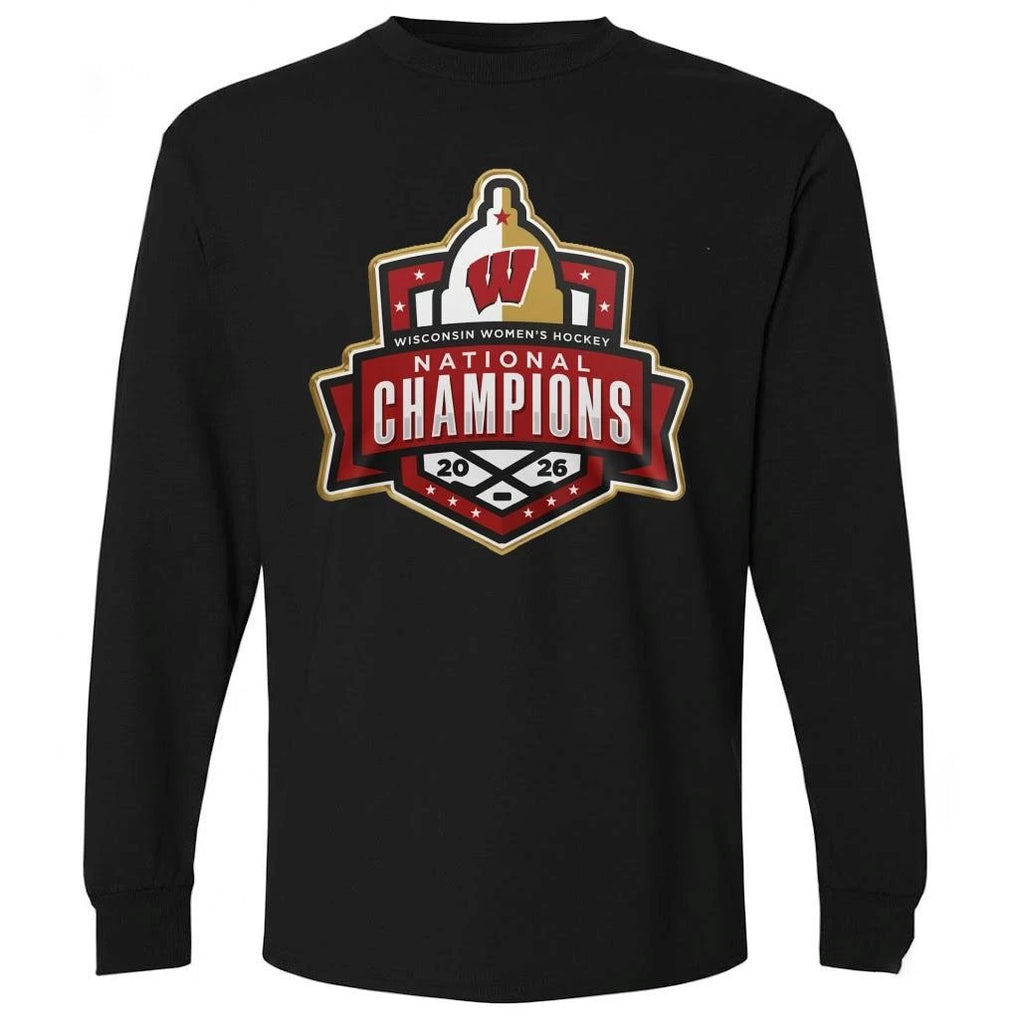 Wisconsin Badgers Ice Hockey 2026 NCAA National Champions Shirt