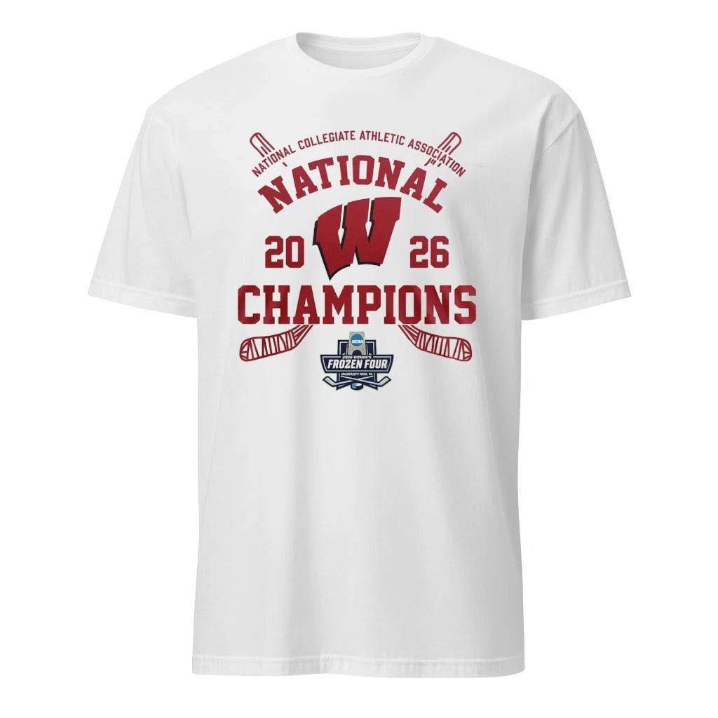 Wisconsin Badgers NCAA Hockey National Champions 2026 Shirt