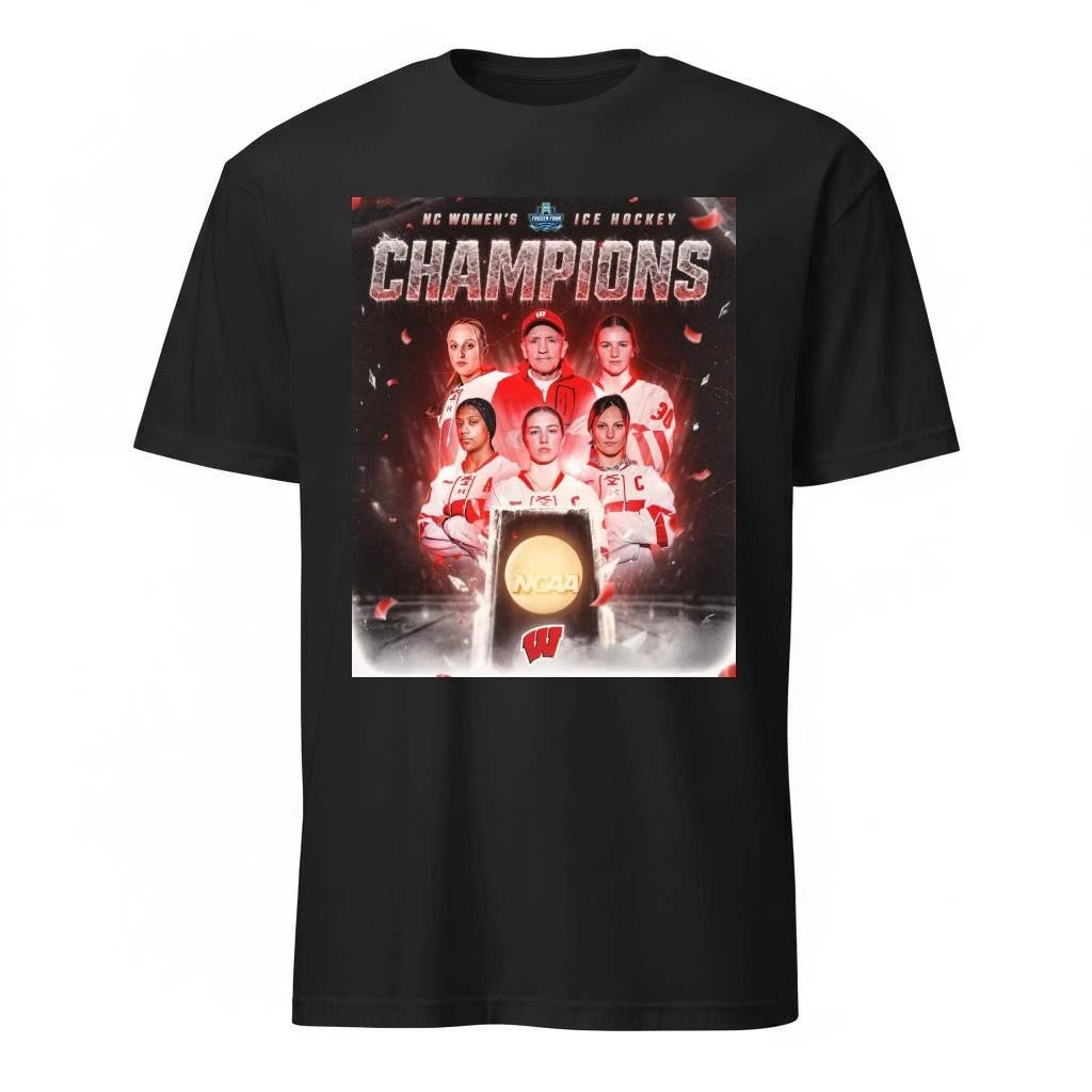 Wisconsin Badgers Women’s Ice Hockey National Champions 2026 NCAA Frozen Four Shirt