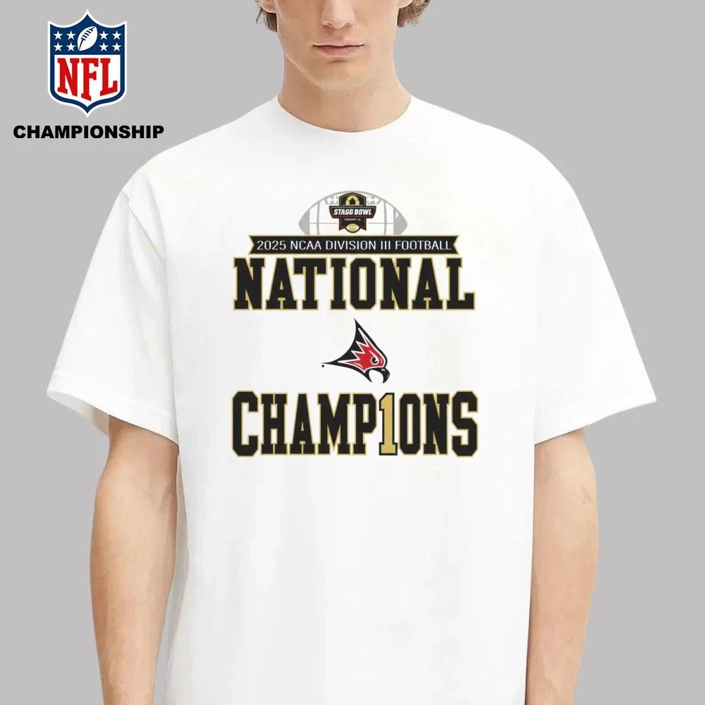 Wisconsin-River Falls Falcons 2025 National Champions Shirt