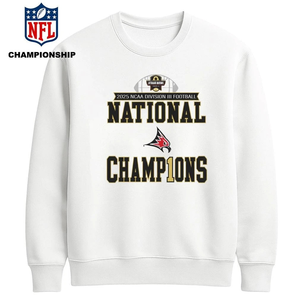 Wisconsin-River Falls Falcons 2025 National Champions Shirt