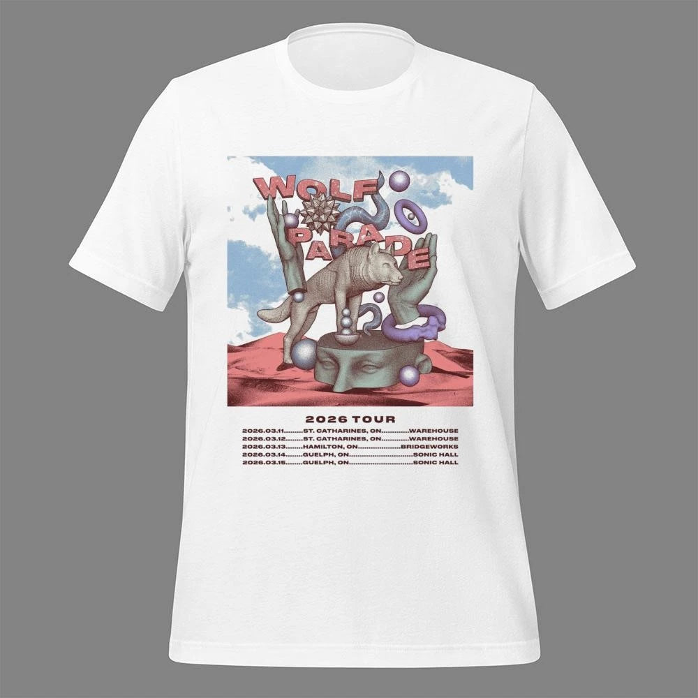 Wolf Parade 2026 Tour Poster Shirt
