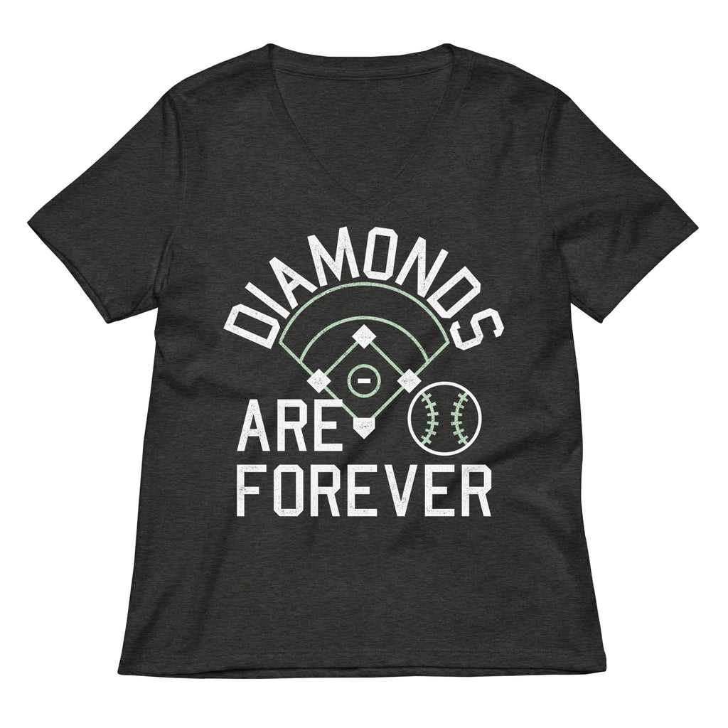 Diamonds Are Forever Women's V-Neck Tee