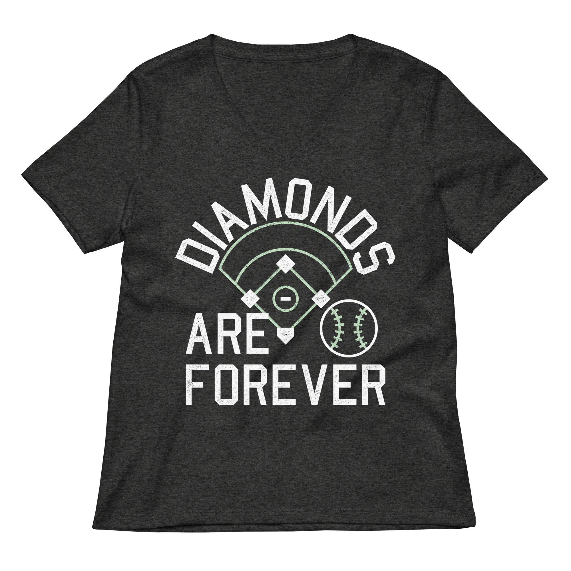 Diamonds Are Forever Women's V-Neck Tee