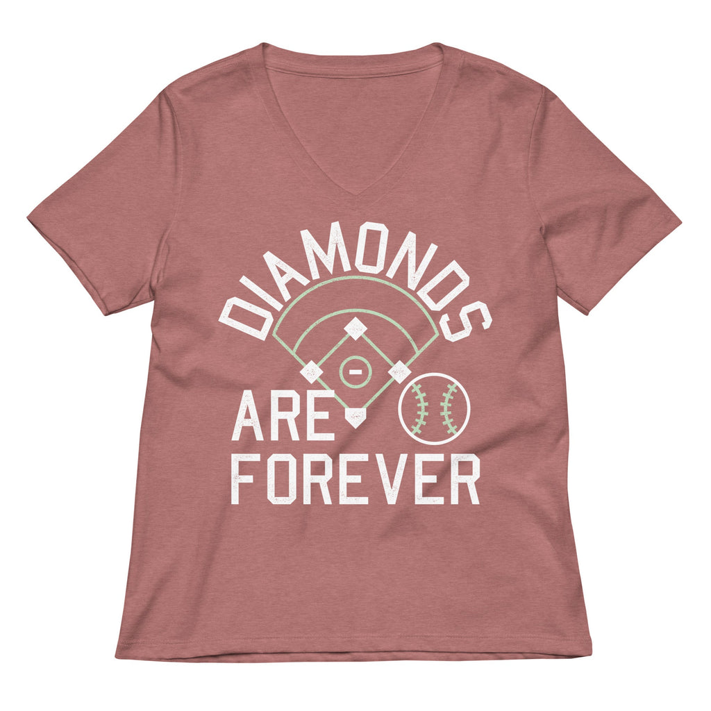 Diamonds Are Forever Women's V-Neck Tee