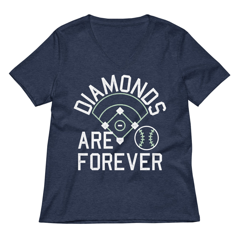 Diamonds Are Forever Women's V-Neck Tee