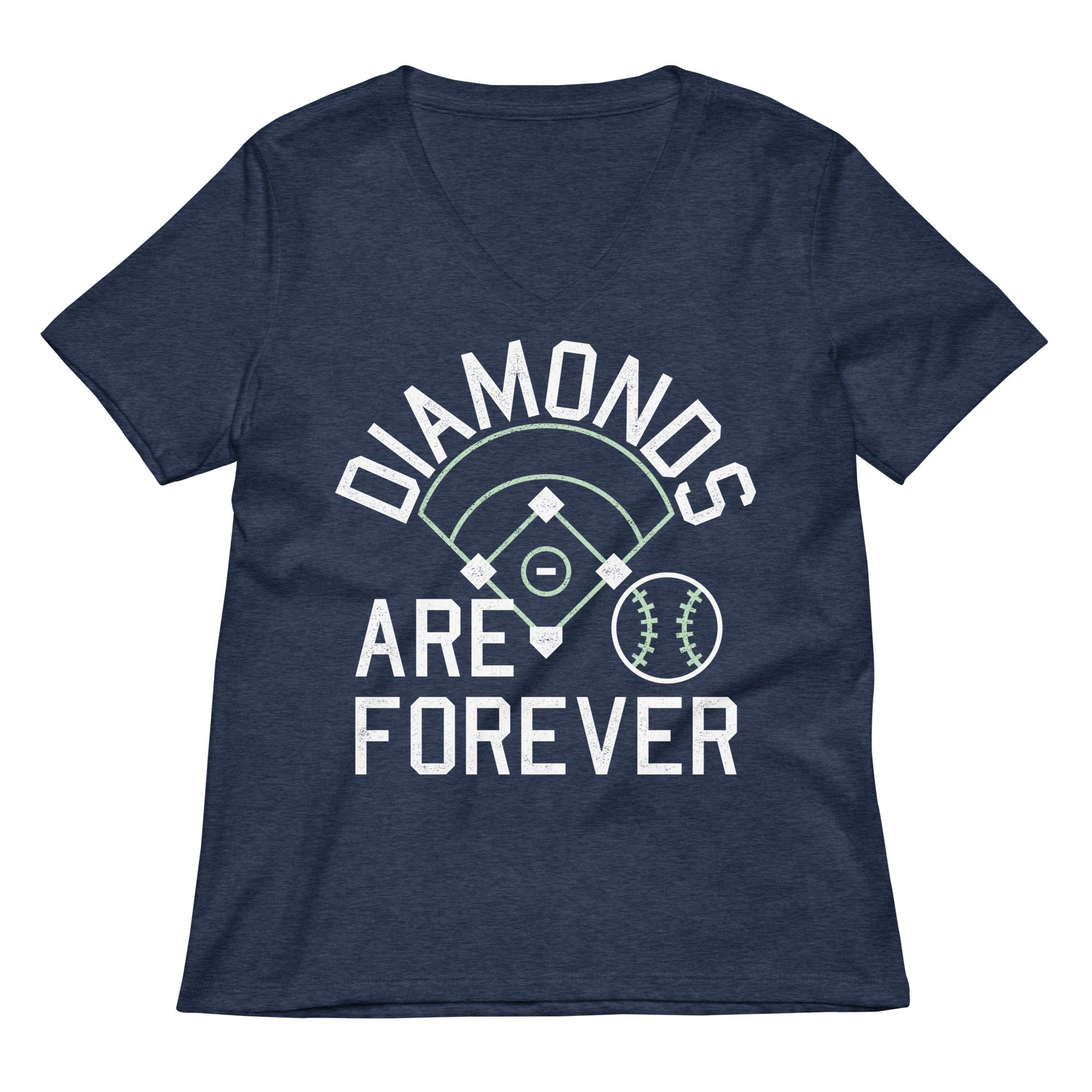 Diamonds Are Forever Women's V-Neck Tee