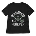 Diamonds Are Forever Women's V-Neck Tee