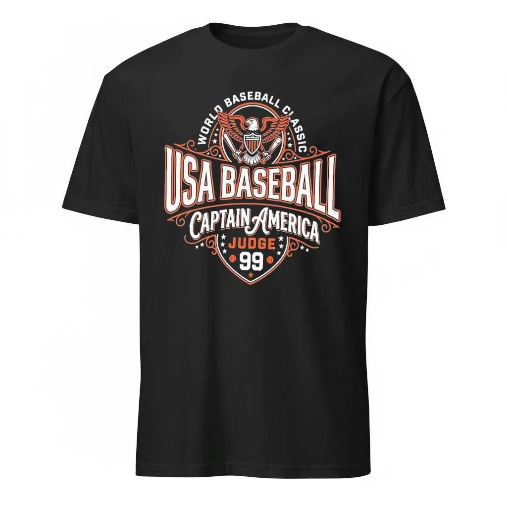 World Baseball Classic USA Baseball Captain America Judge Shirt