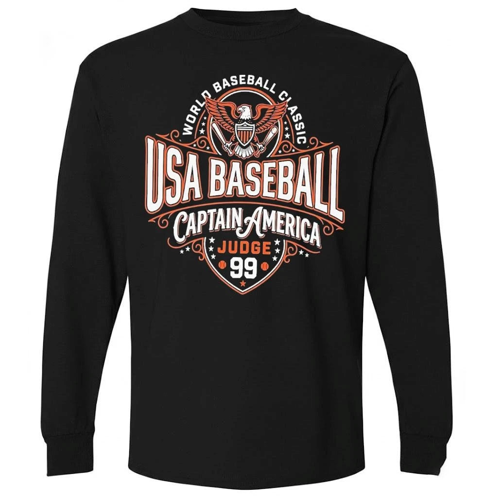 World Baseball Classic USA Baseball Captain America Judge Shirt