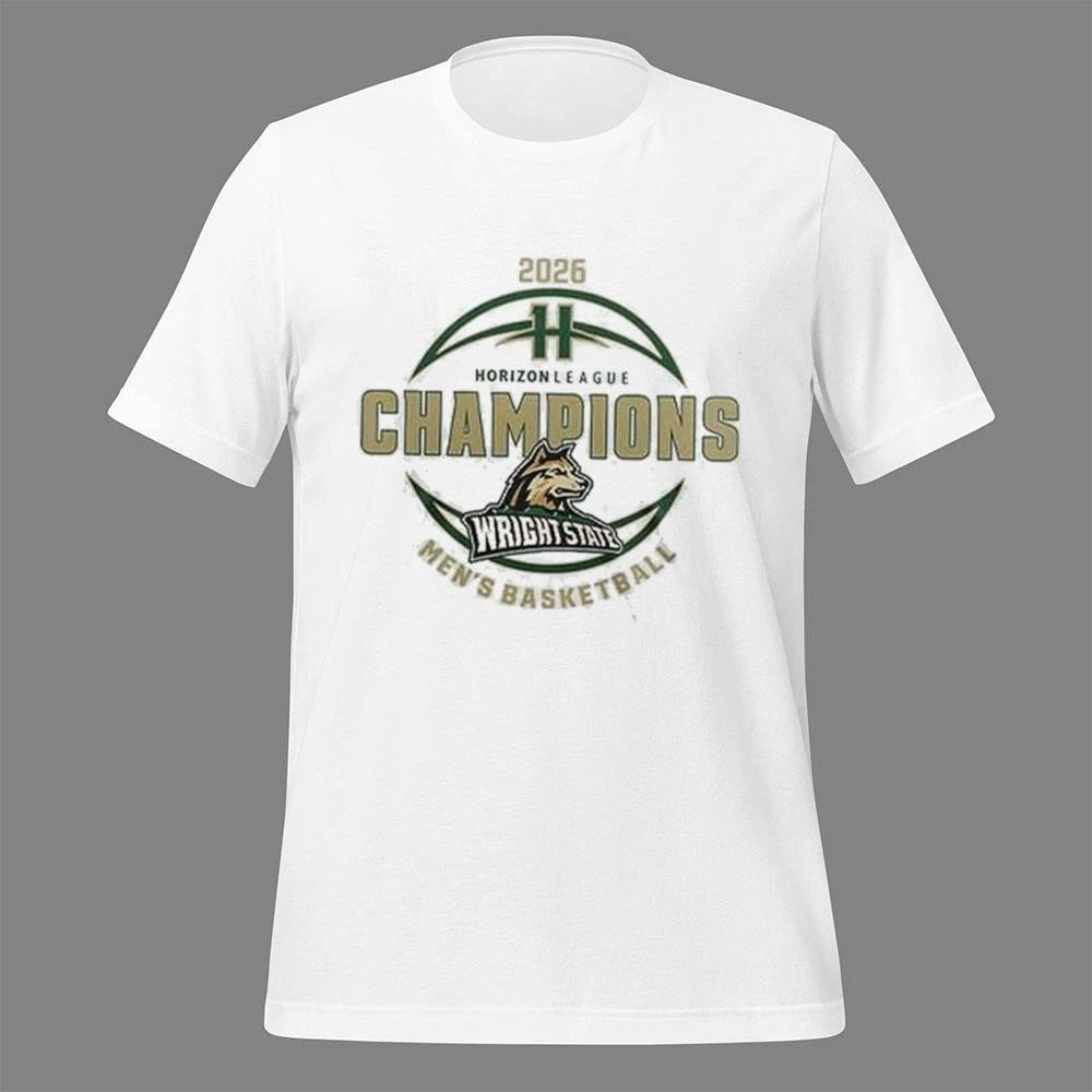 Wright State Raiders 2026 Barbasol Horizon League Champion Shirt