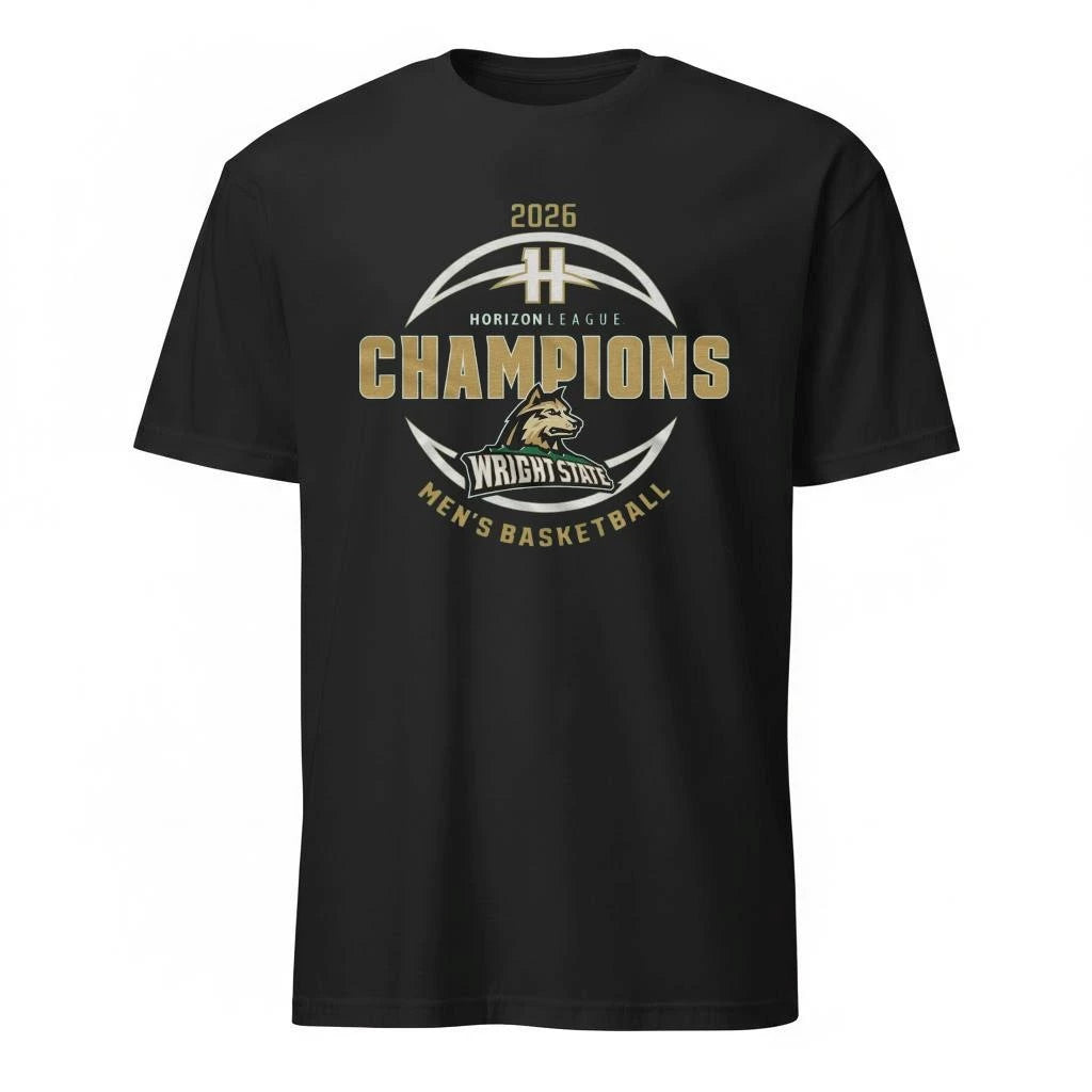 Wright State Raiders Men’s Basketball 2026 Horizon League Champions Locker Room Green Shirt