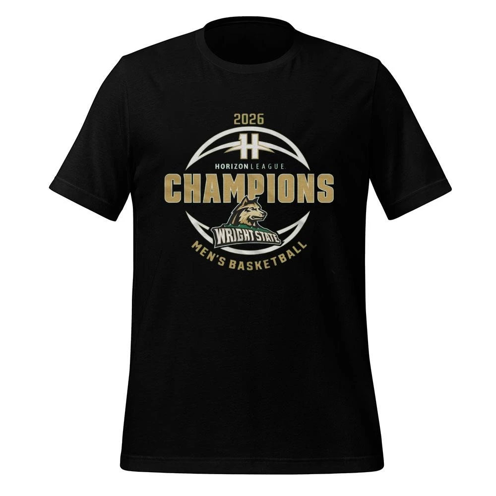 Wright State Raiders Men’s Basketball 2026 Horizon League Champions Locker Room Green Shirt