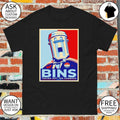 Vote Count Binface Bins Hope taking out the garbage shirt