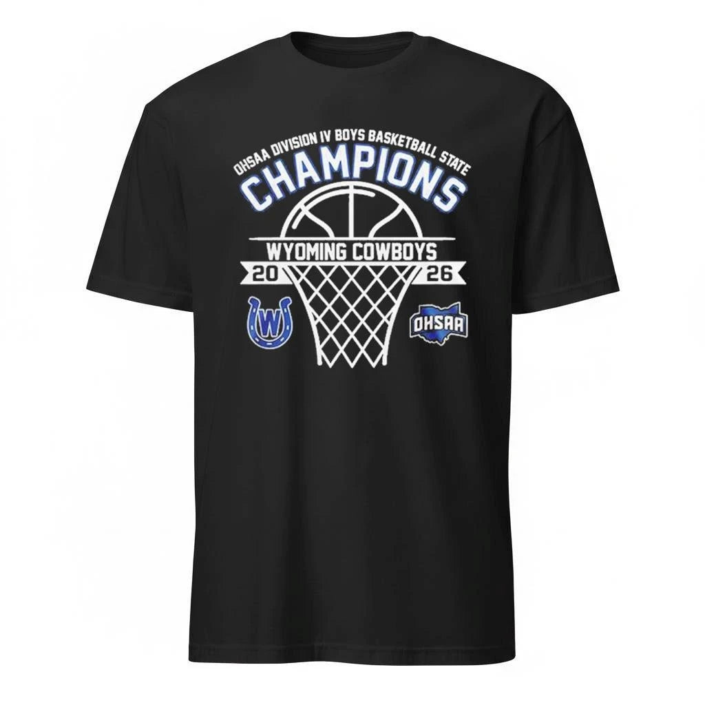 Wyoming Cowboys OHSAA Boys 2026 D4 State Champions Shirt