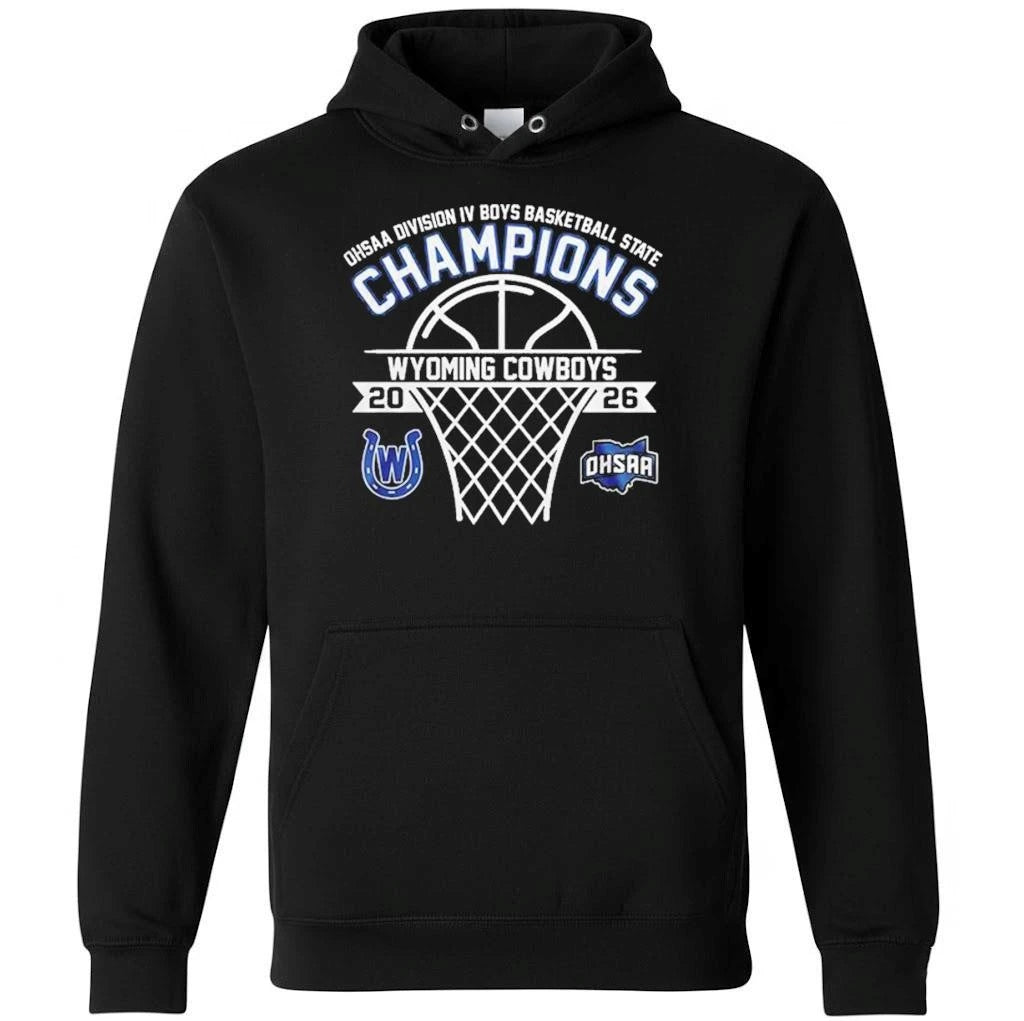 Wyoming Cowboys OHSAA Boys 2026 D4 State Champions Shirt